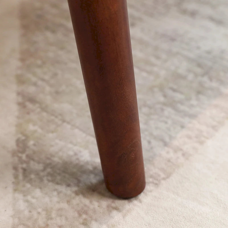 Banc de rangement capitonné, Dessus relevable, Charnière de sécurité, Pieds coniques en bois massif, Planche multicouche, Capacité de 136 kg