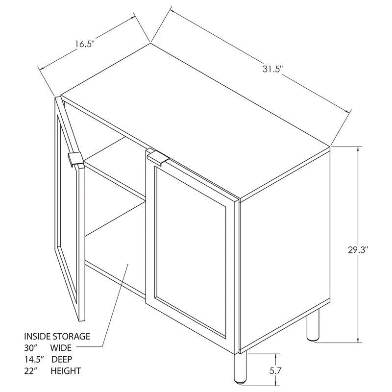 Armoire à deux portes Panneaux de porte en rotin synthétique Quincaillerie avec tirette Un tiroir réglable Pieds cylindriques en bois massif Plateau en MDF blanc
